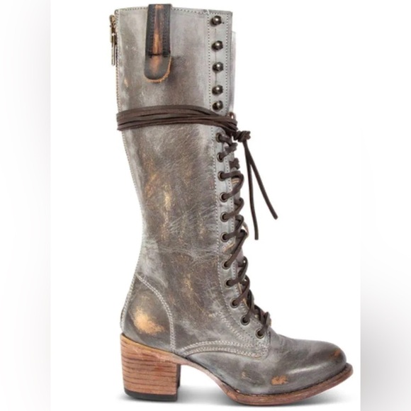 Freebird Stores “Grany” Lace-Up boots in “Ice” Size 8 - Picture 2 of 9